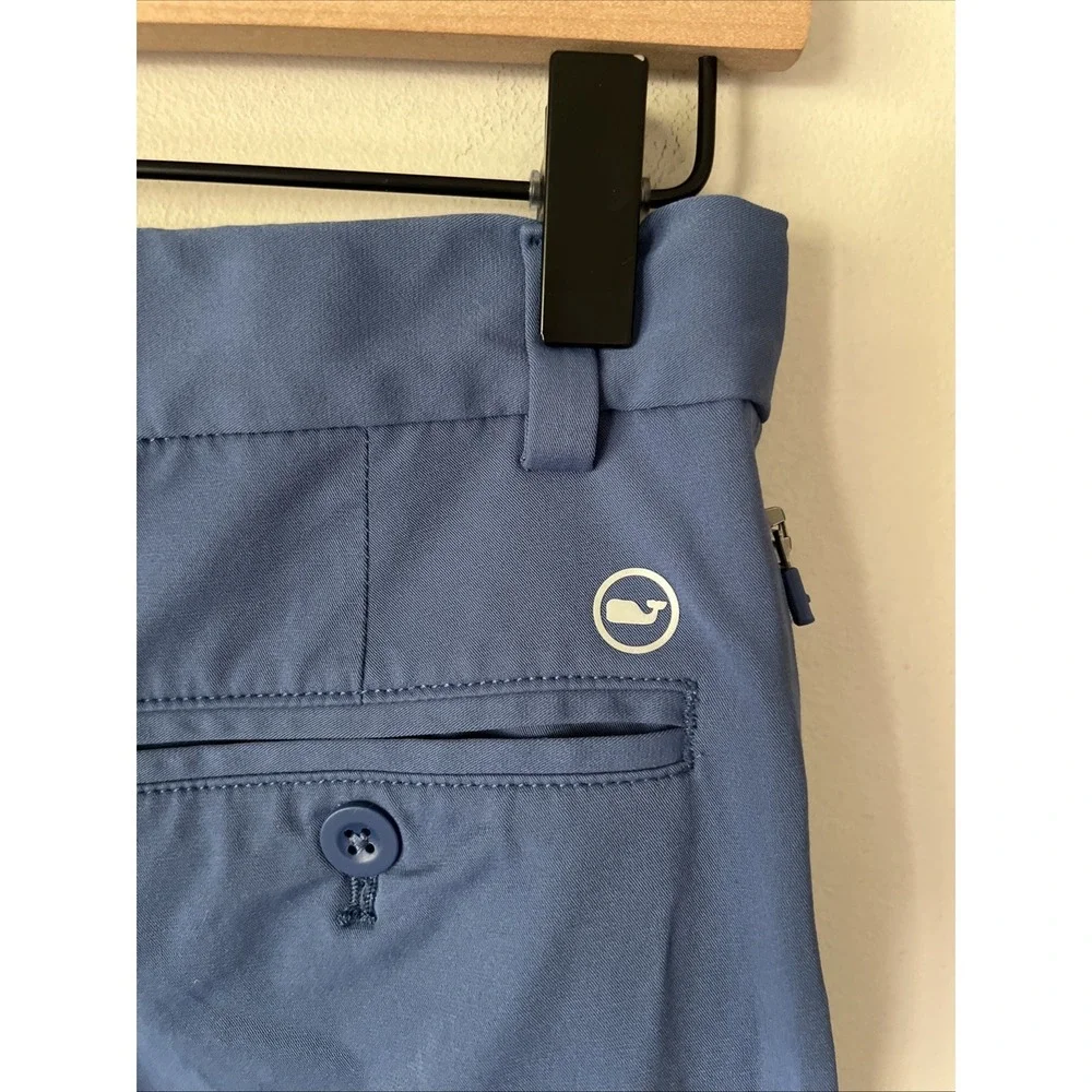 Vineyard Vines Boys Performance On-The-Go Pants Size 14 Blue Chino OTG